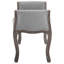 Banc vintage rembourré en tissu-436635970