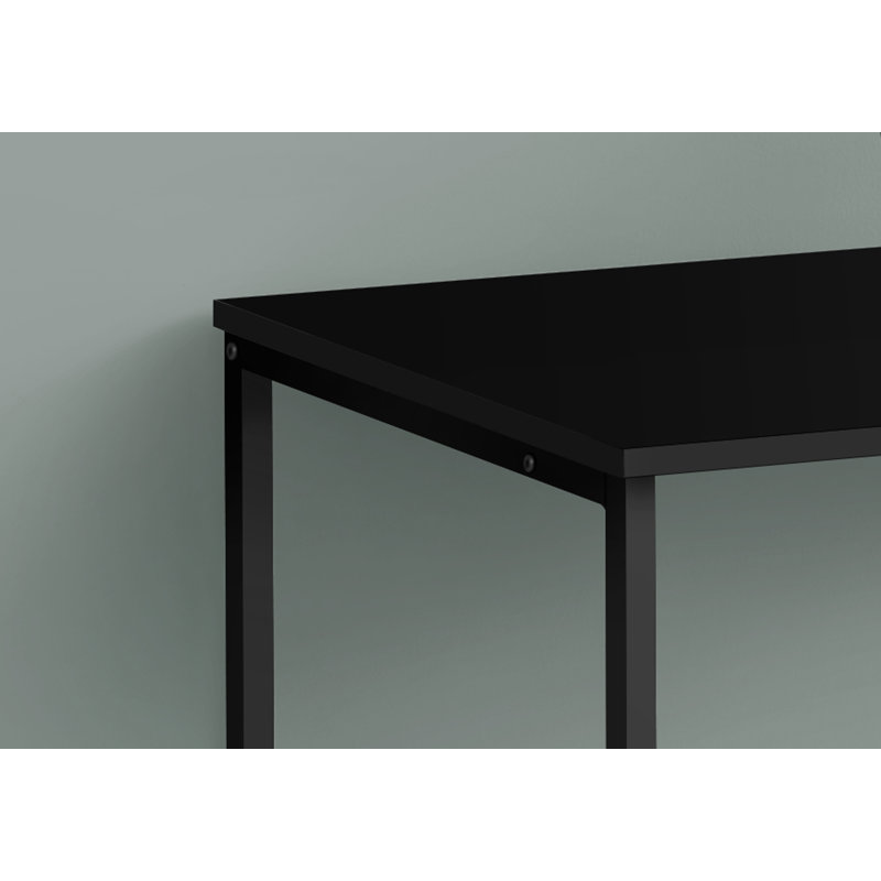Computer Desk, Home Office, Laptop, Left, Right Set-up, Storage Drawers, 40"L, Work, Metal, Black/Black