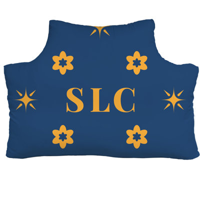Tête de lit simple Salt Lake City Basketball 39,5 po x 29,5 po
