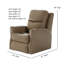 Fauteuil inclinable en cuir Fame-124342677-124342684