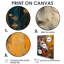 Blanc, rose, pays des merveilles, licornes II - licornes, art mural, salon-855265796-855265816