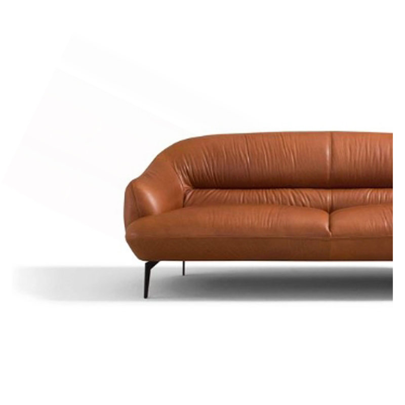 Leonia Cognac Leather Sofa