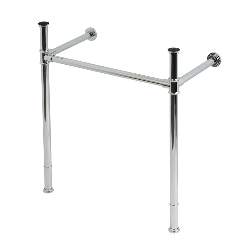Kingston Brass Fauceture Stainless Steel Console Sink Legs, Polished Chrome