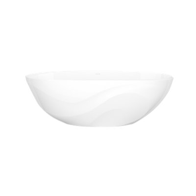 Seros 65" x 30" Freestanding Soaking Bathtub with Flat Rim and No Overflow Hole