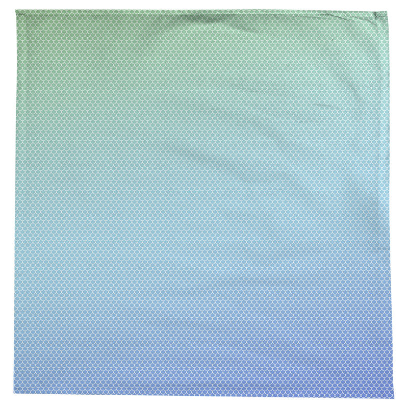 Nappe balance sirène Avicia, Bleu / Vert