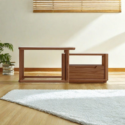 Table basse de salon en bois massif