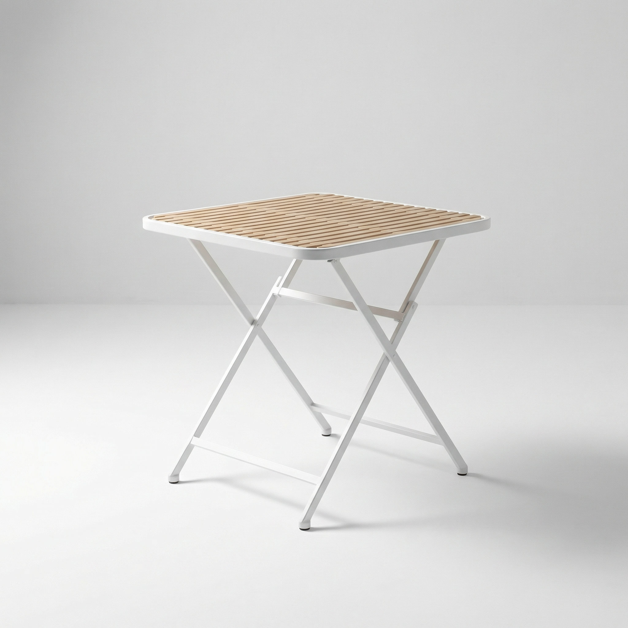 Portable Square Table Latitude Run® Modern Folding Square Table for Indoor and Outdoor Use ...