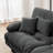 Sectional Sofas for Living Room, Modular L-Shaped Cloud Couch with Convertible Ottoman | Chenille | Slate Gray-922859345