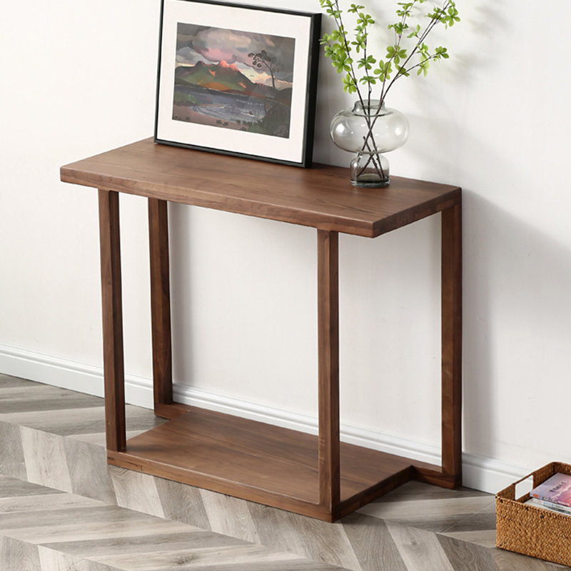 American-style simple rectangular console table, 31.5" H x 39.4" W x 13.8" D