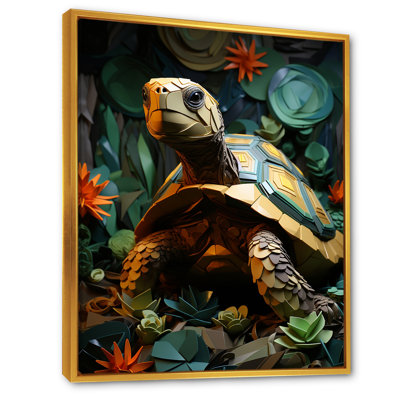 Cubist Reptile, reproduction d'art sur toile