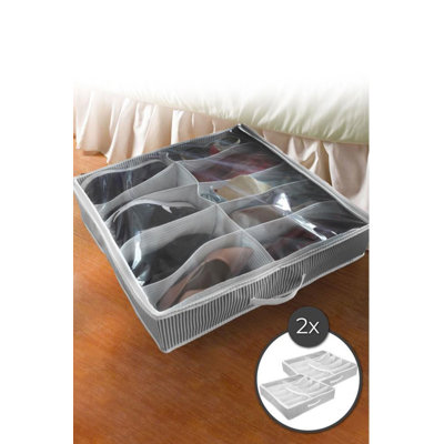East Urban Home Fabric and Plastic Storage Tub & Tote