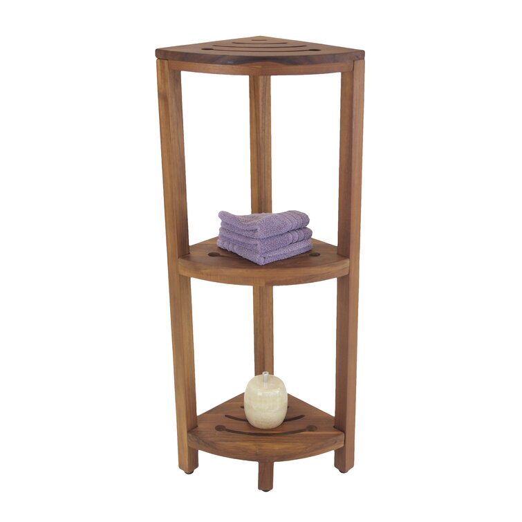 Caitlan Solid Wood Freestanding Bathroom Shelves