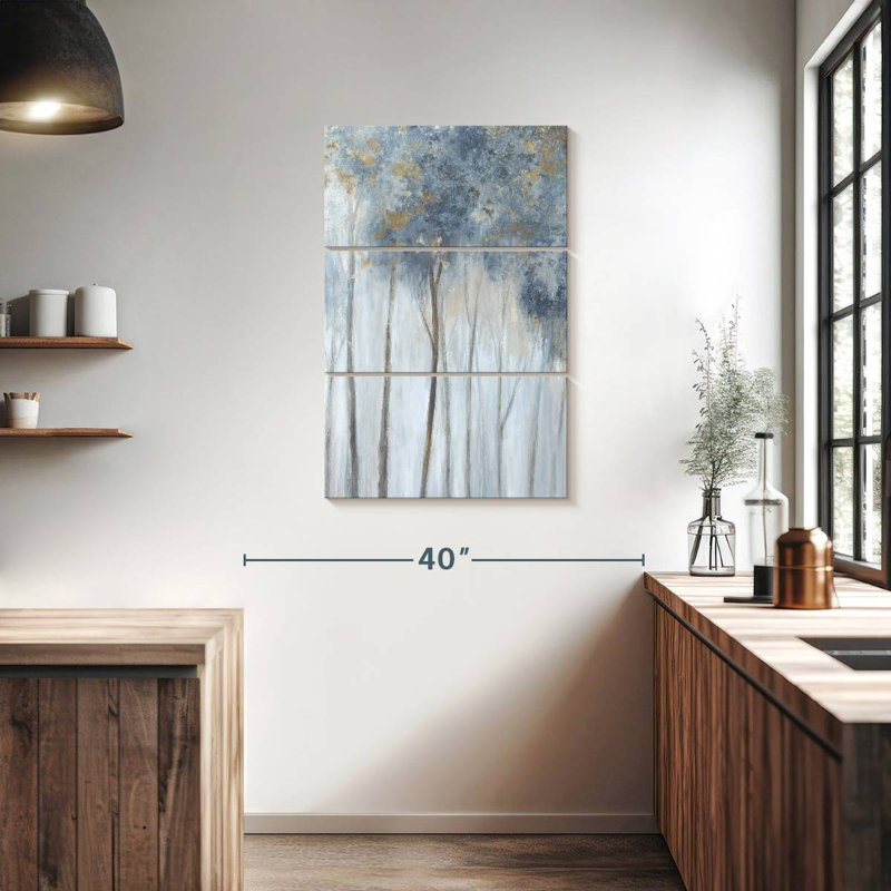 Harnek brouillard et or I, H 38 po x l 24 po