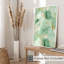 «Abstract Green & Gold Geode Marble Crystals II», reproduction d'art moderne sans cadre-445599766