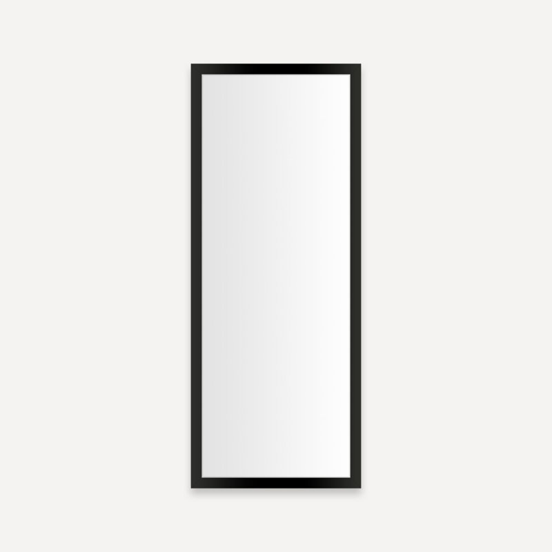 Pharmacie profils à bord poli réversible, 30 po x 11,25 po x 4 po, Noir mat