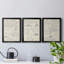«Nautical Journal IV», ensemble de 3 impressions sur toile encadrées-1852098943-1852098932