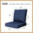Outdoor 4'' Seat / Back Cushion-717778327