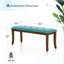 Banc rembourré 100% velours