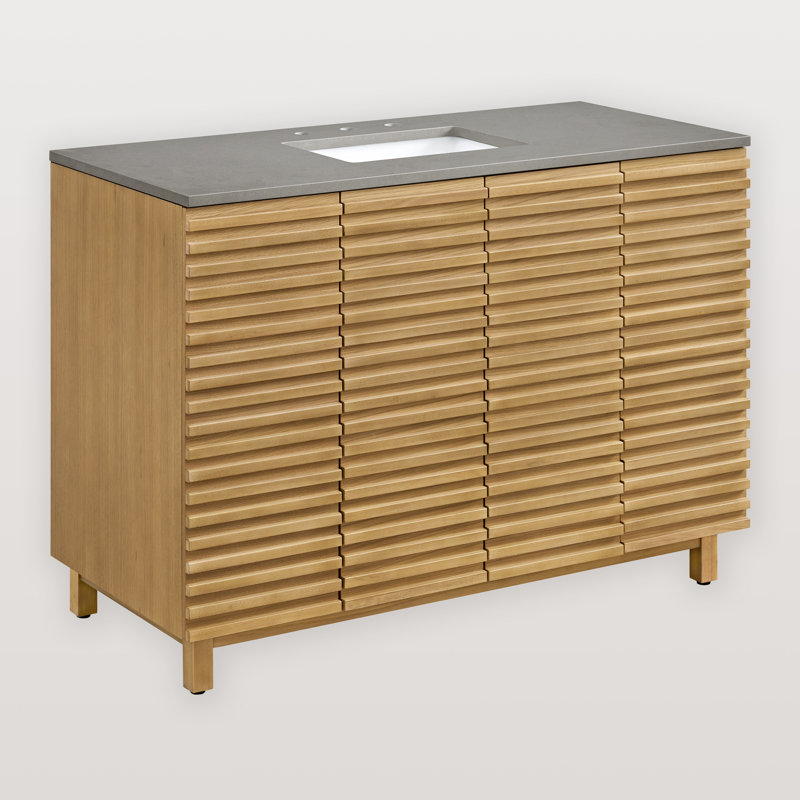 Horizontal Linear 48'' Single  Sink Vanity
