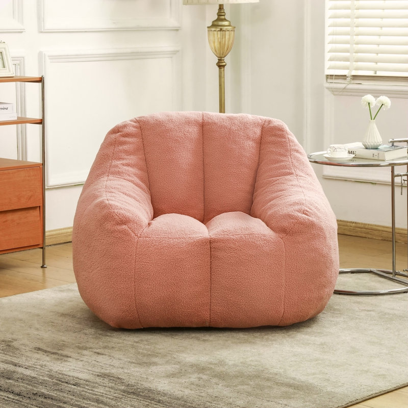 Fauteuil à billes confortable avec mousse à mémoire de forme, canapé moelleux et paresseux pour dortoir, appartement et salon