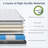 Mattresses, King Size 10 Inch Hybrid Mattress, Medium Firm, Gel Memory Foam + Pocketed Innerspring | White | Foam+Spring-1084627196-1084627199