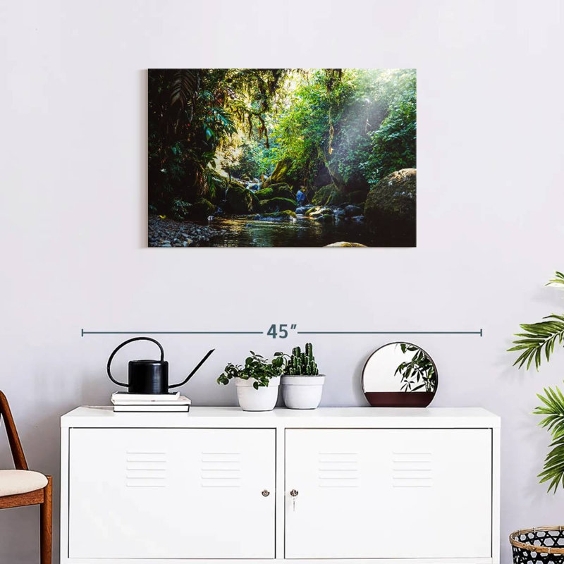Alvord Forest In Panama, 20" H x 30" W