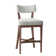 Juliet Upholstered Stool with Solid Wood Frame