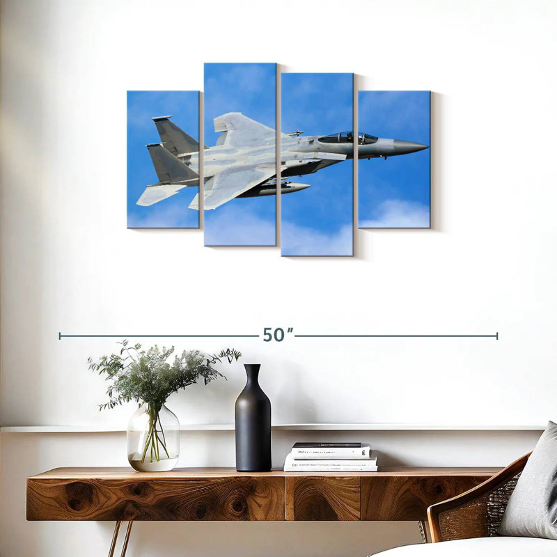 Avion militaire Mait F-15, H 22 po x l 36 po