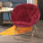 Foldable Round Saucer Chair Portable Papasan Chair Lounge Chair Accent Chair for Bedroom Living Room-1110185526-1110185521-1137783173
