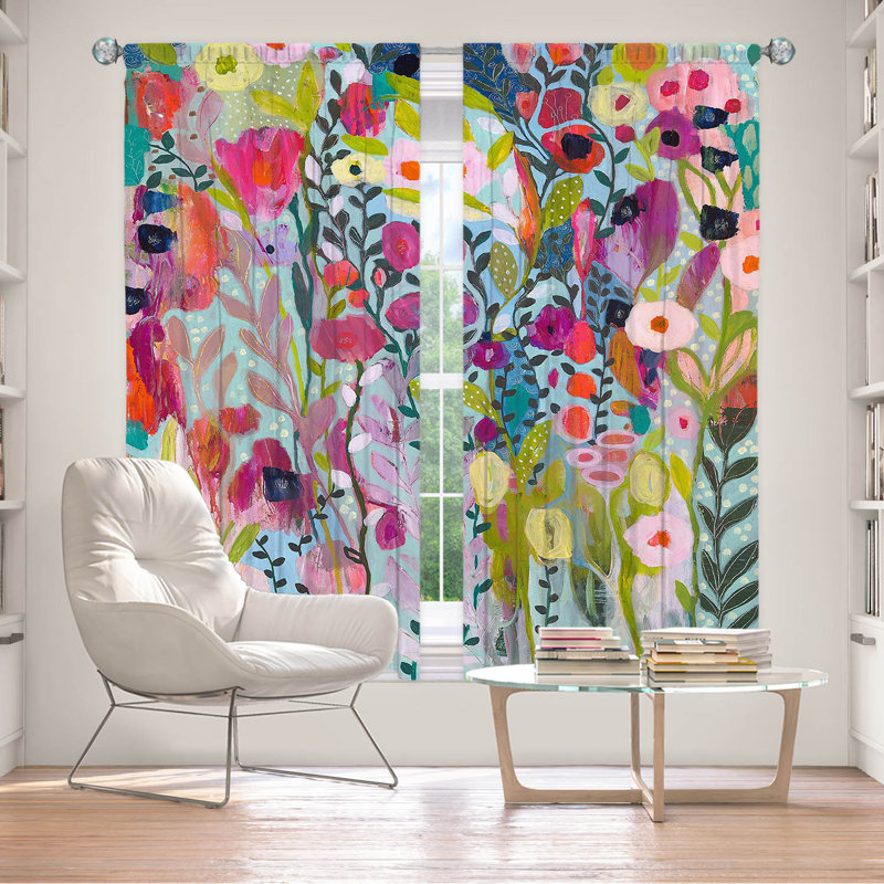 Room Darkening Curtain Pair, 40" W x 52" L