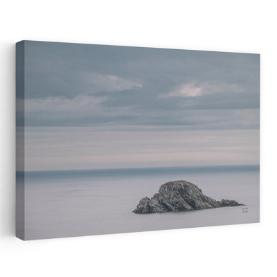 Art contemporain, paysage côtier abstrait