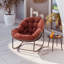 Fauteuil Papasan berçant surdimensionné pour patio-1856238038
