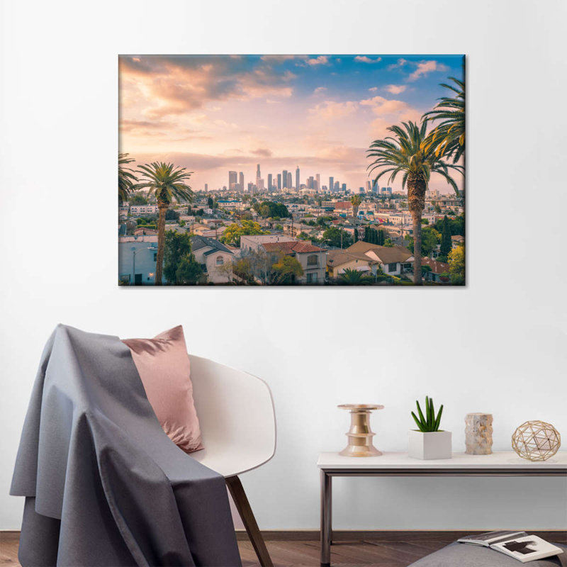 " Los Angeles City Canvas Print ", 8" H x 12" W x 1" D