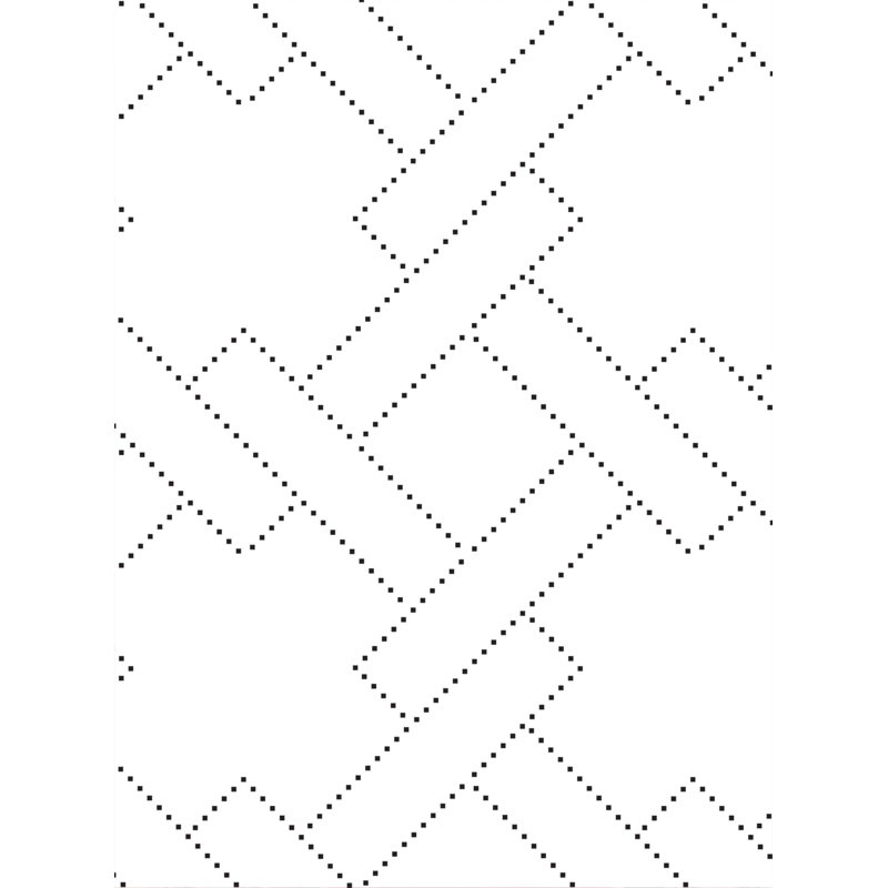 Efland Peel & Stick Geometric Roll, 2' W x 18' H