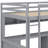 Loft Bed With Desk, Cabinets, Drawers And Bedside Tray, Charging Station-285266200