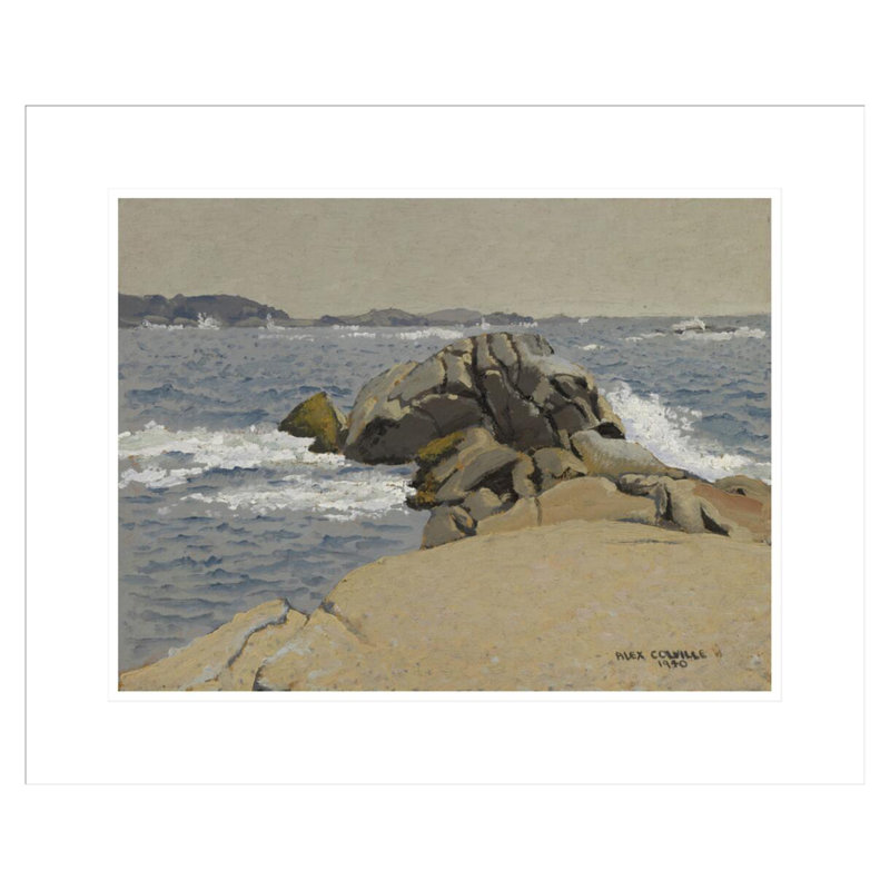 Peggy's Cove, Nouvelle-Écosse, par Alex Colville, impression giclée encadrée, H 17,75 po x l 21,63 po