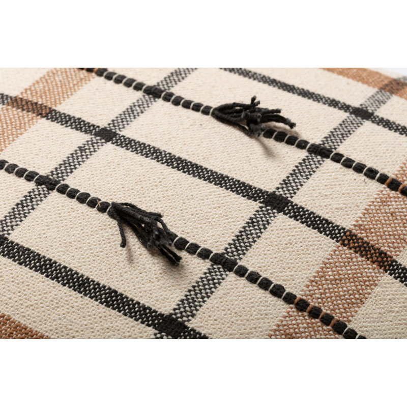 Housse de coussin décoratif en coton