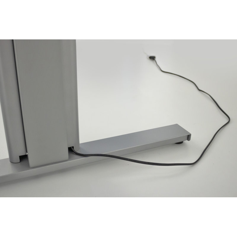 Thaler Adjustable Standing Desk, White, 120cm H x 100cm W x 60cm D