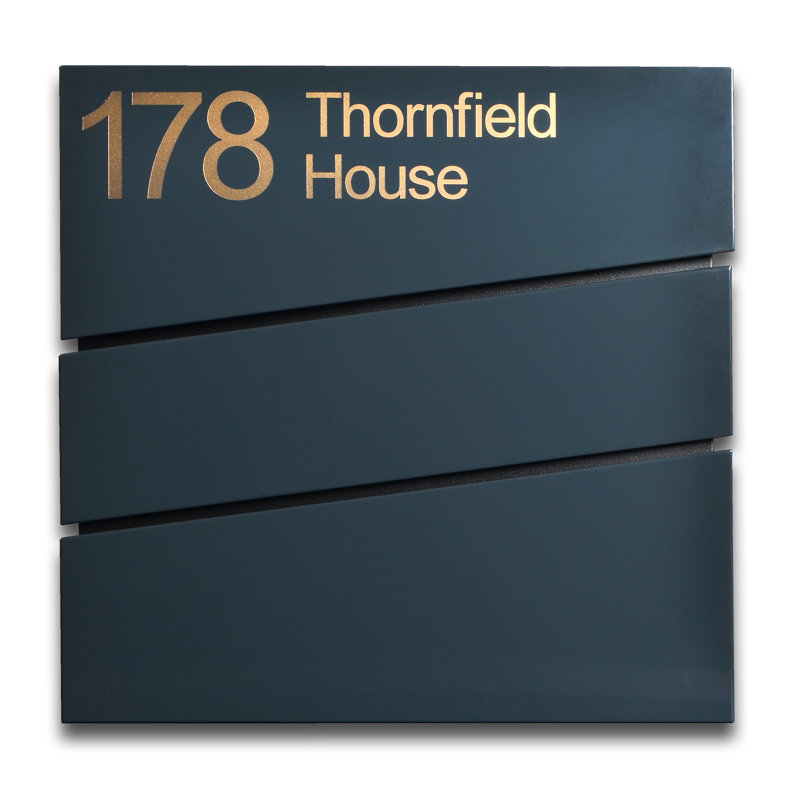Ayoka Steel Wall Mounted Post Box, Yes, Anthracite Grey