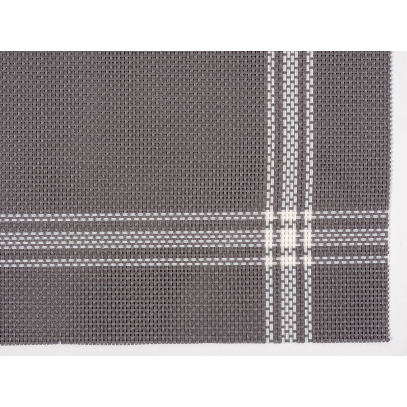 Napperon Aleecia, Gris / Blanc