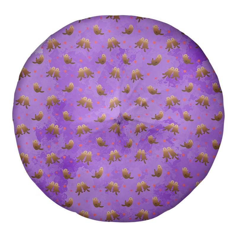 Coussin de sol Katelyn Elizabeth, 26 x 26, Mauve