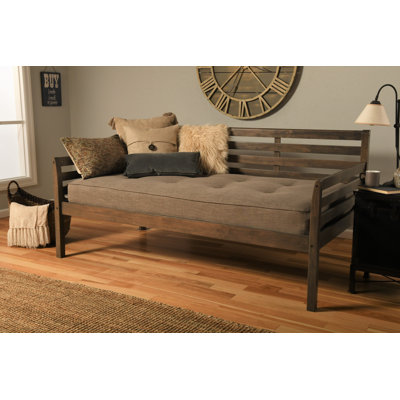 Alhamdi Solid Wood Daybed with Mattress