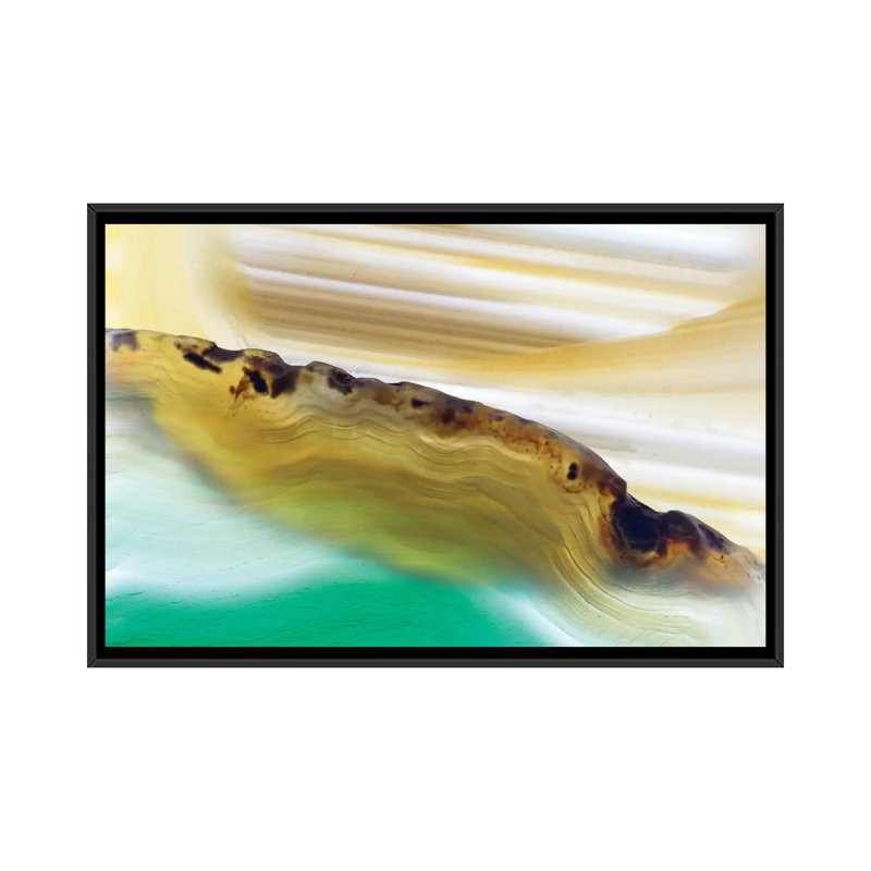 « level xi », impression sur toile, H 18 po x l 26 po x P 1,5 po, Toile avec cadre noir, Pas de tapis