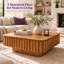 Table basse 31,5 ", table basse carrée avec rangement-1263377697