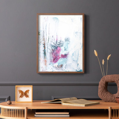 Magneta Coral I, reproduction encadrée - bois massif