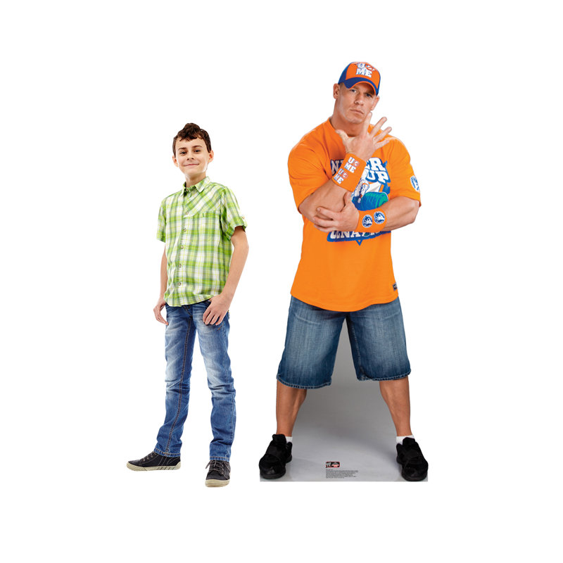 John Cena Life-Size Orange Cardboard Standup