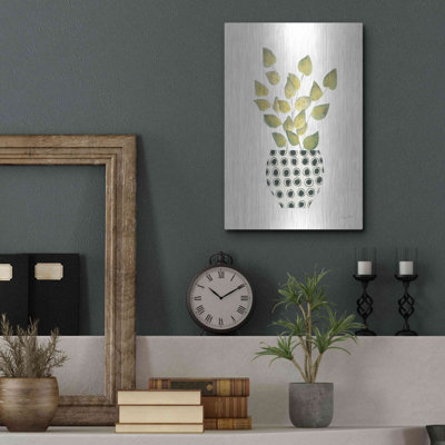Art mural en métal «Luxe Garden Art» par Courtney Prahl