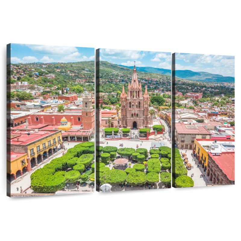 Sebbie Guanajuato Square, Mexique, H 48 po x l 74 po