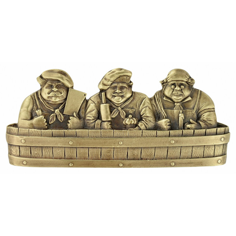 Fun In The Kitchen Novelty Pull, Antique Brass