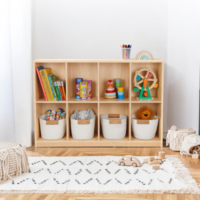 Alienello 8-Compartment Bookshelf for Kidsroom 31.3